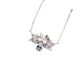 Petal Glow CZ Necklace – Blooming Shine