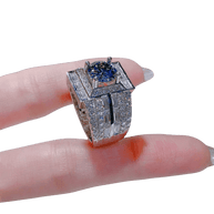 ImperialIce Moissanite Ring – 3,2CT Majesty