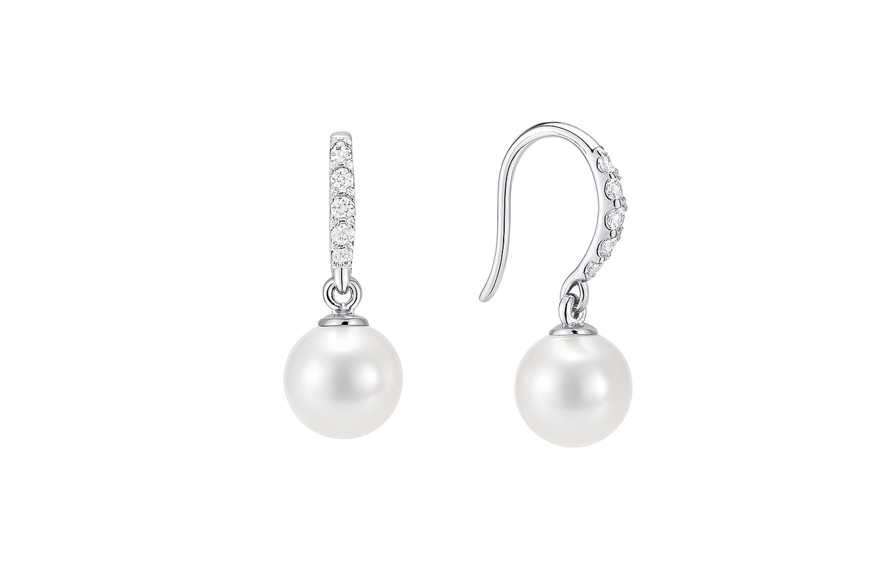 8MM Pearl Earrings