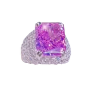 HLJR002 Aura OctagonLuxe Ring - Platinum Statement Gift