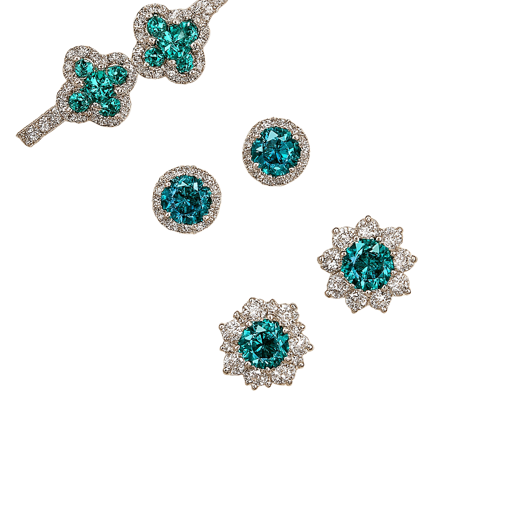 HLJS006 Bellea StudLuxe Set - Platinum Statement Gift