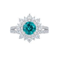 HLJR014 Aura RoundLuxe Ring - Platinum Statement Gift
