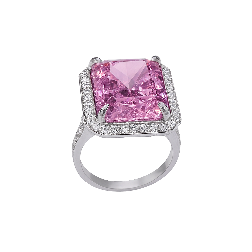 HLJR003 Aura OctaLuxe Ring – Platinum Statement Gift