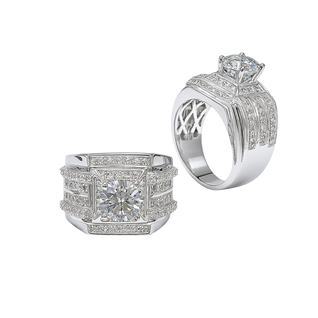 HLJR017 Force RoundLuxe Ring - Statement Gift For Him