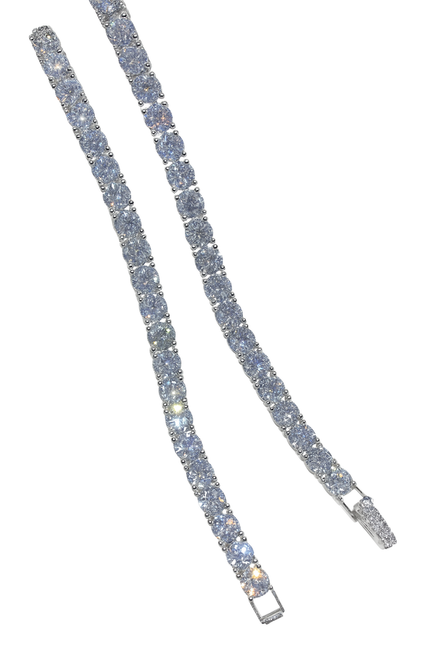Aurora Micro Tennis Moissanite Bracelet – Sleek 3.6mm Fire