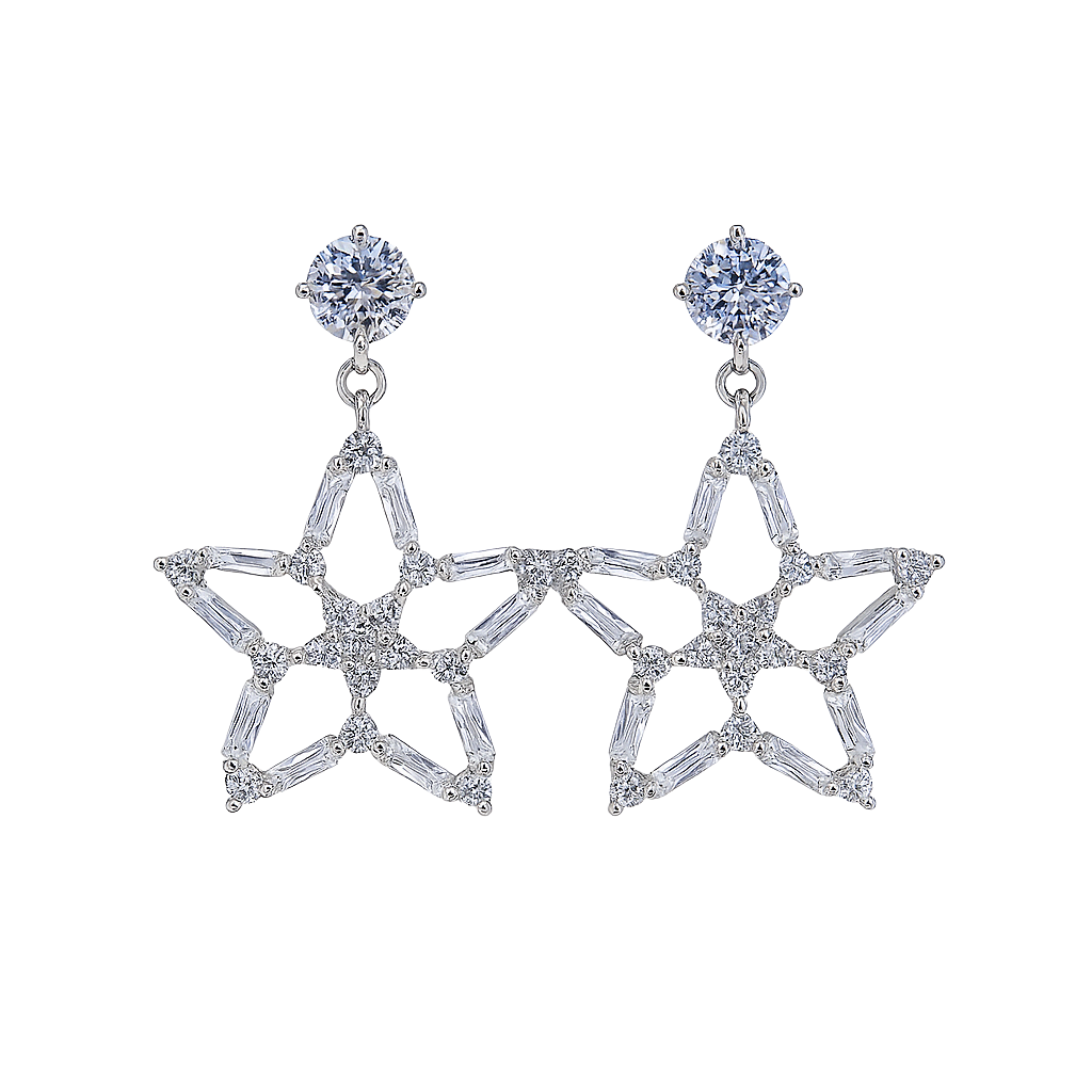4CT Diamond Earrings