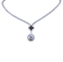 HLJN015 Lumia QuatreHalo Necklace - Platinum Statement Gift