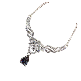 Lustre Vine CZ Necklace – Garden Bloom Elegance