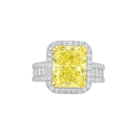 HLJR015 Aura RadiantLuxe Ring - Platinum Statement Gift