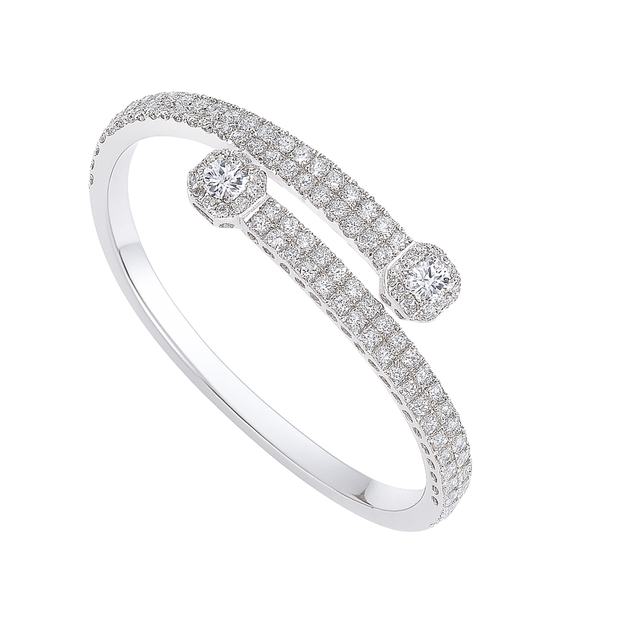 HLJB004 Nova SquareLuxe Bracelet - Platinum Statement Gift