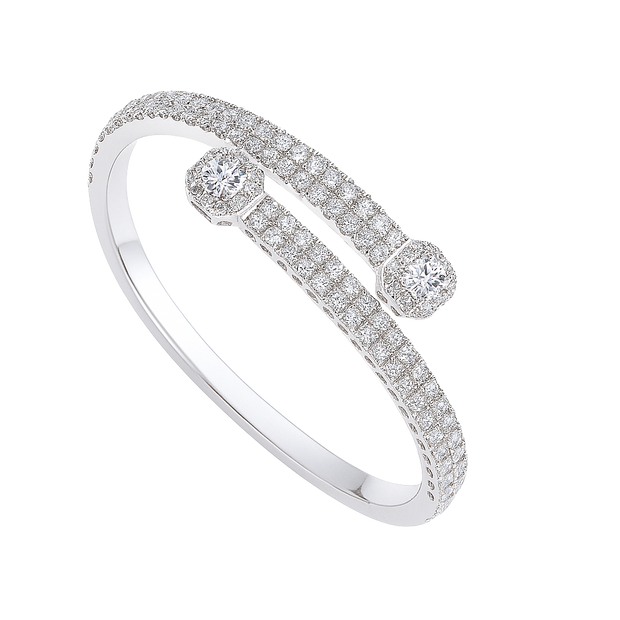 HLJB004 Nova SquareLuxe Bracelet - Platinum Statement Gift