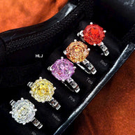 HLJR020 Aura SpiralLuxe Ring – Platinum Statement Gift