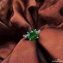 HLJR020 Aura SpiralLuxe Ring – Platinum Statement Gift