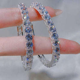 Starlight Tennis Bangle – Full-Circle Brilliance