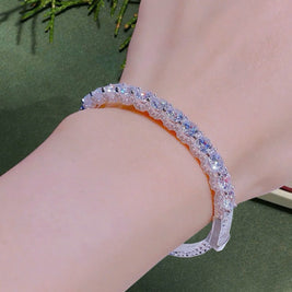 Radiant Cushion Tennis Bracelet CZ Sparkle