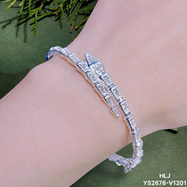 DualHalo CZ Open Bangle – Modern Sparkle, Effortless Glam
