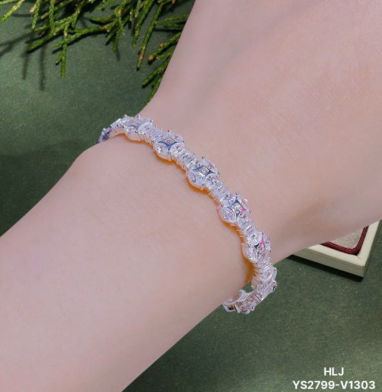 Radiant Cushion Tennis Bracelet CZ Sparkle