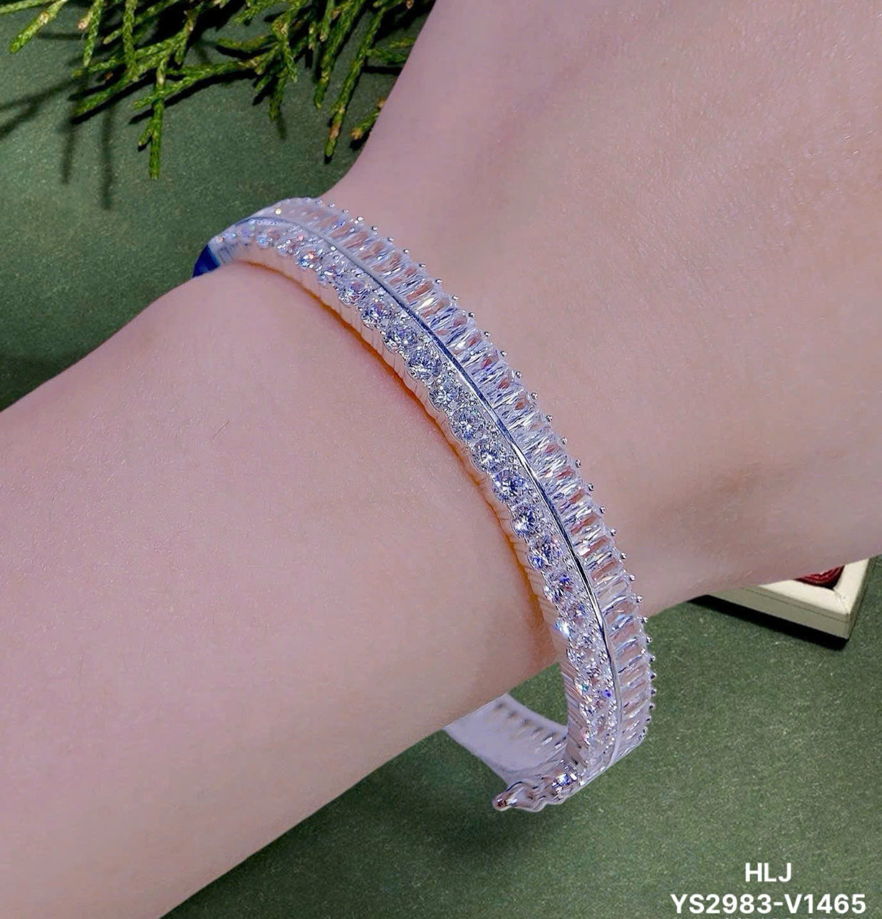 Radiant Cushion Tennis Bracelet CZ Sparkle