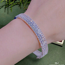 Radiant Cushion Tennis Bracelet CZ Sparkle