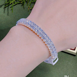 Radiant Cushion Tennis Bracelet CZ Sparkle