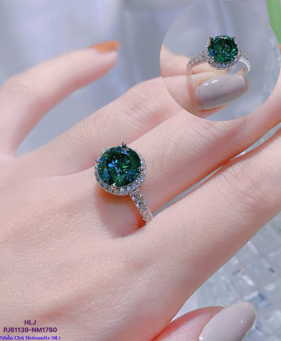 HLJR022 Aura CelesteDropLuxe Ring - Platinum Statement Gift