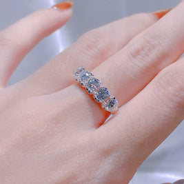 HLJR19 Aura BaguetteLuxe Ring – Platinum Anniversary Gift