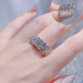HLJR19 Aura BaguetteLuxe Ring – Platinum Anniversary Gift