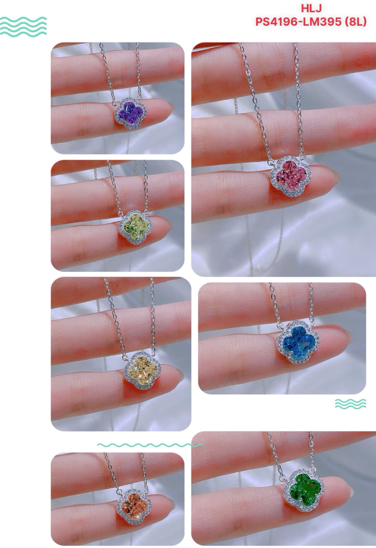 Emerald Clover CZ Pendant – Petite Brilliance