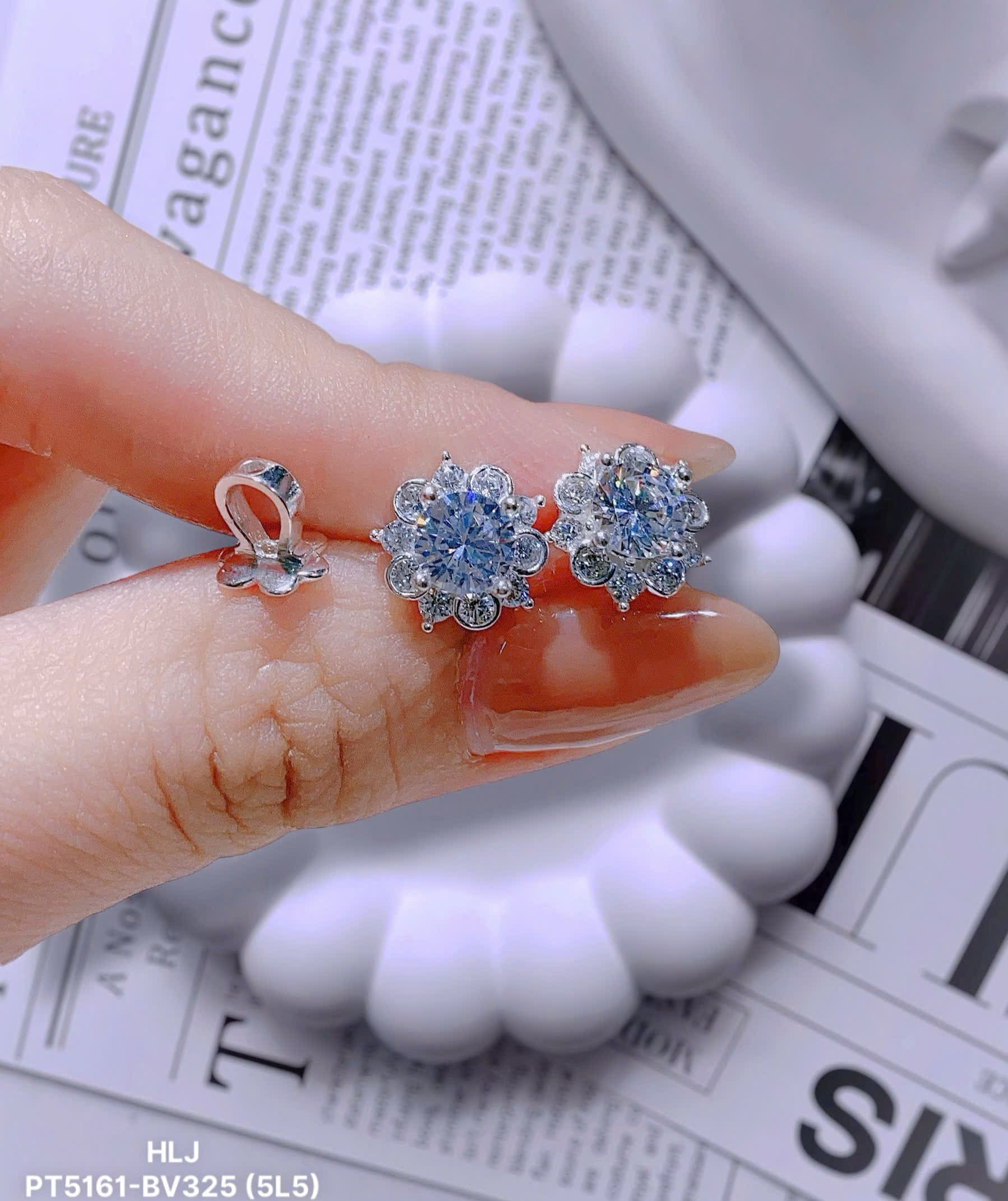 BlueHalo Moissanite Earrings – Oceanic Sparkle Refined