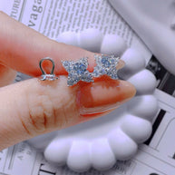 BlueHalo Moissanite Earrings – Oceanic Sparkle Refined