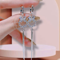 LumiaDrop Moissanite Earrings – Modern Minimalist Sparkle