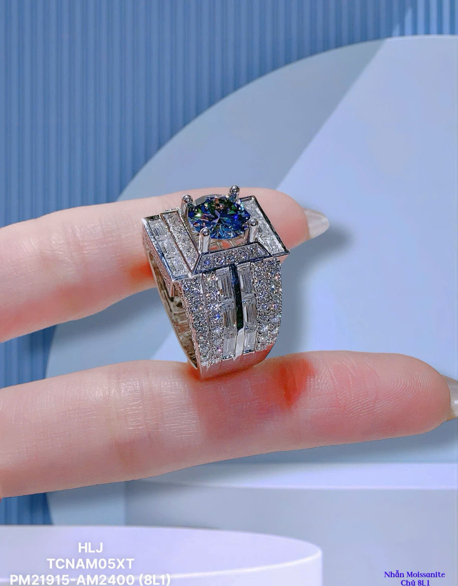ImperialIce Moissanite Ring – 3,2CT Majesty