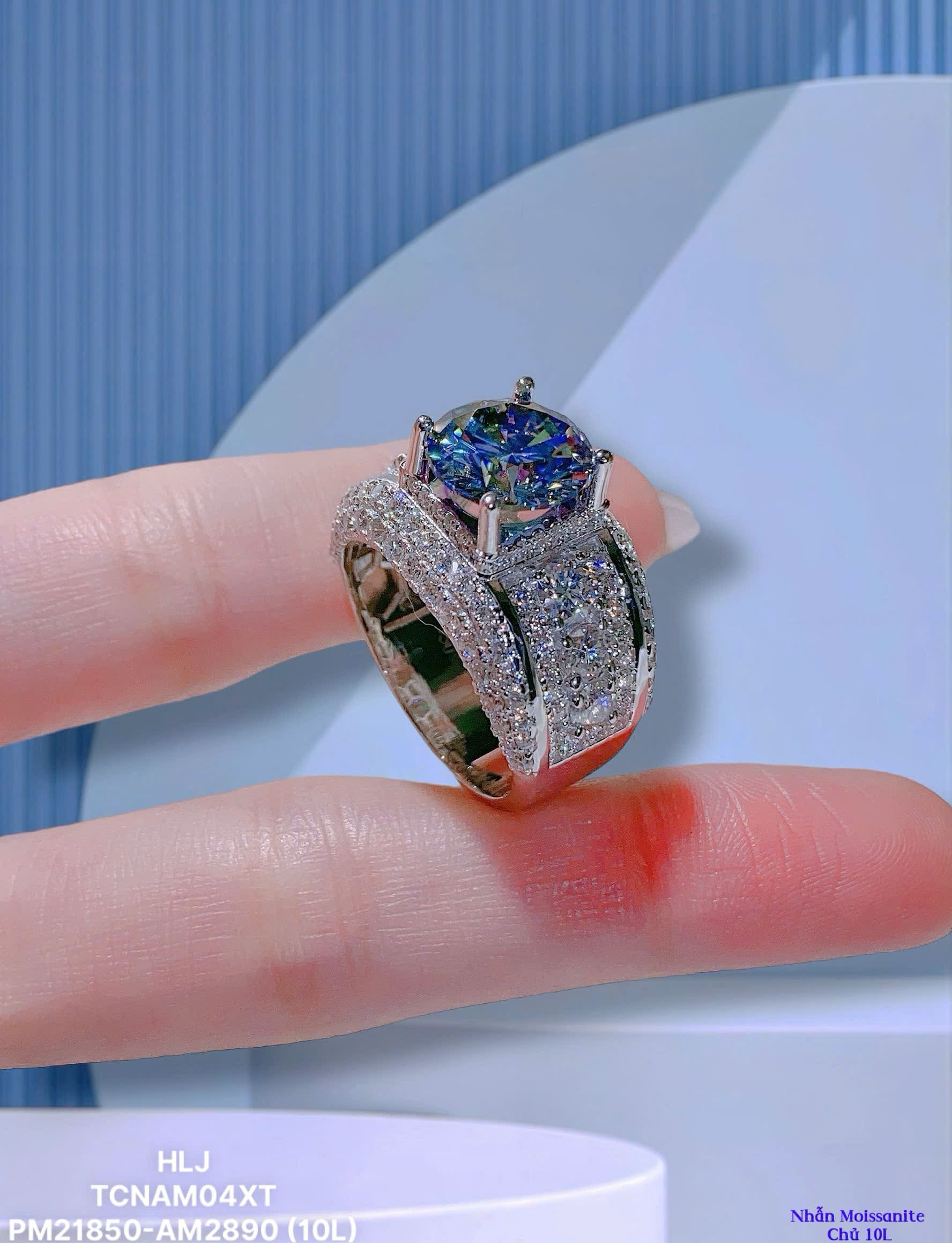 ImperialIce Moissanite Ring – 3,2CT Majesty