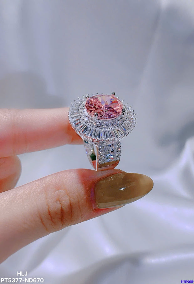 CrownLuxe Halo Ring – 4.45CT Brilliance
