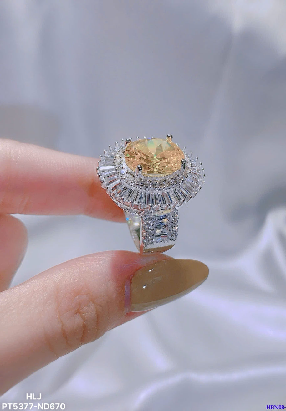CrownLuxe Halo Ring – 4.45CT Brilliance