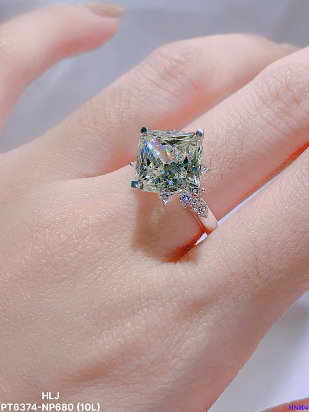 Golden Dawn Cushion Ring – Fancy Yellow Brilliance